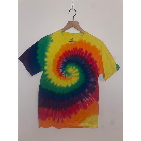 Koloa Surf Company Rainbow Tie Dye Shirt Tee Blank S Small - Picture 1 of 8
